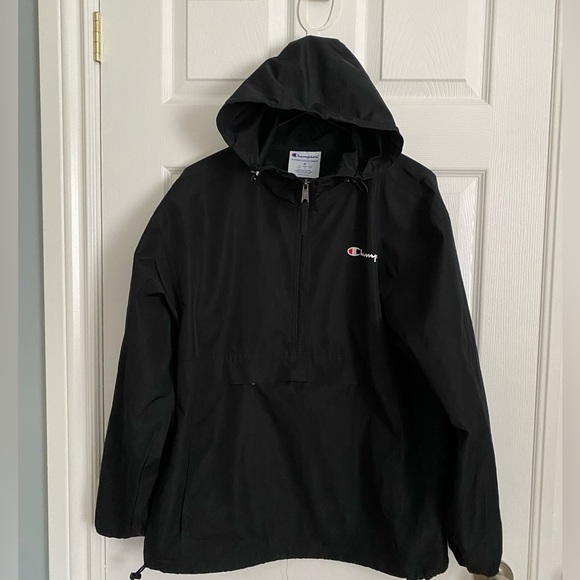 Champion Hooded Lightweight Anorak Jacket' Size Medium Unisex - Picture 2 of 6